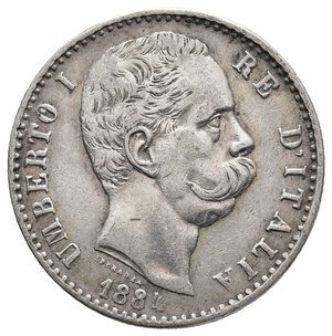 obverse: UMBERTO I - 2 Lire argento 1884