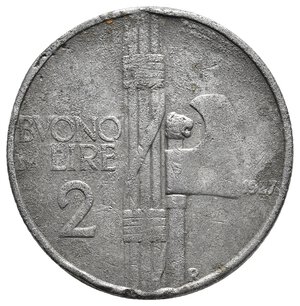 obverse: FALSO EPOCA - Vittorio Emanuele III - Buono 2 Lire 1927 RARO