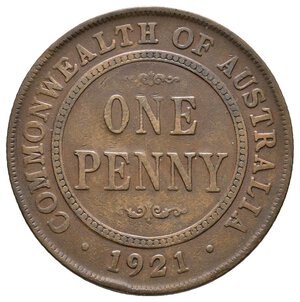 obverse: AUSTRALIA - George V - Penny 1921