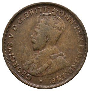 reverse: AUSTRALIA - George V - Penny 1921