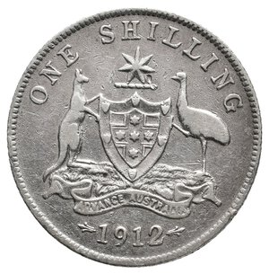 obverse: AUSTRALIA - George V - shilling  argento 1912