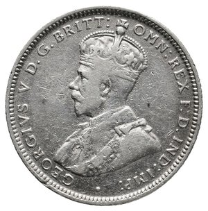 reverse: AUSTRALIA - George V - shilling  argento 1912