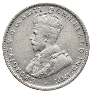 reverse: AUSTRALIA - George V - shilling  argento 1936