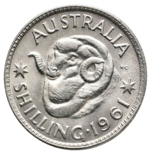 obverse: AUSTRALIA - Elizabeth II - shilling  argento 1961