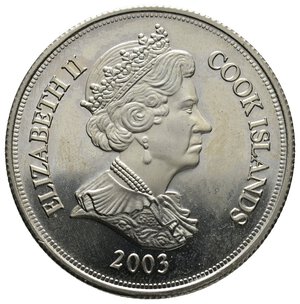 reverse: COOK ISLANDS - Elizabeth II - 1 Dollar 2003