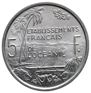 obverse: FRENCH OCEANIA - 5 Francs 1952 FDC 