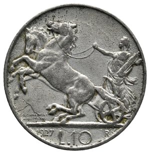 obverse: FALSO EPOCA - Vittorio Emanuele III - 10 Lire 1927