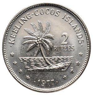 obverse: KEELING (COCOS ISLANDS) - 2 Rupees 1977 FDC