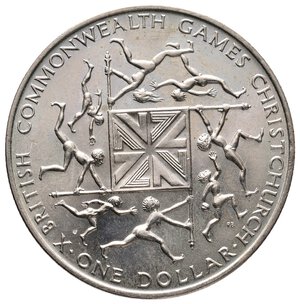 obverse: NEW ZEALAND - Elizabeth II - Dollar 1974 Commonwealth Games