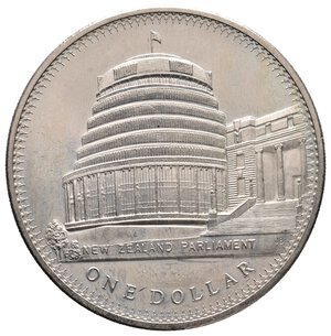 obverse: NEW ZEALAND - Elizabeth II - Dollar 1978 Parliament