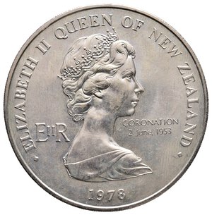 reverse: NEW ZEALAND - Elizabeth II - Dollar 1978 Parliament