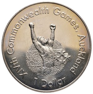 obverse: NEW ZEALAND - Elizabeth II - Dollar 1989 Commonwealth Games