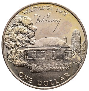 obverse: NEW ZEALAND - Elizabeth II - Dollar 1977 Jubilee