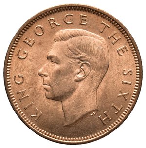 reverse: NEW ZEALAND - George VI - Half Penny 1952 FDC