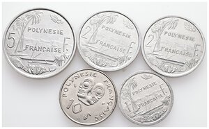 obverse: POLINESIA - Lotto monete