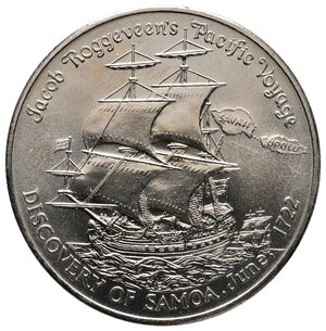 obverse: SAMOA E SISIFO - Dollar 1972 Discovery of Samoa 