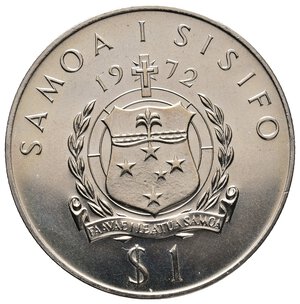 reverse: SAMOA E SISIFO - Dollar 1972 Discovery of Samoa 