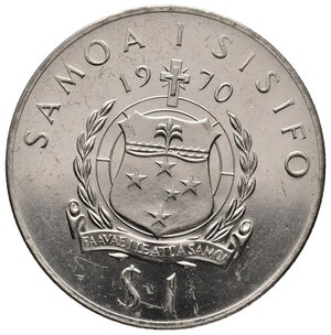 reverse: SAMOA E SISIFO - Dollar 1970 Visit of Pope Paul VI