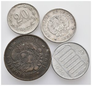 obverse: ARGENTINA - Lotto monete