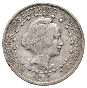 reverse: BRASILE - 1000 Reis argento 1913