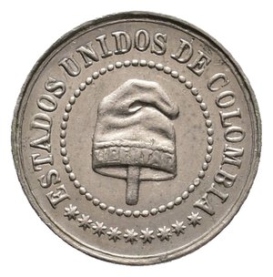 reverse: COLOMBIA - 2,5 Centavos 1886