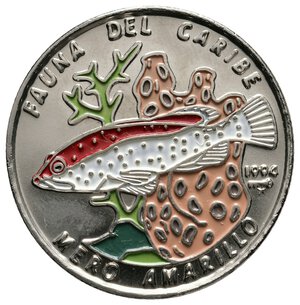 obverse: CUBA - 1 Centavo 1994 Fauna del Caribe - Colorata