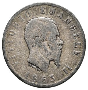 reverse: FALSO EPOCA - Vittorio Emanuele II - 2 Lire valore 1863 N