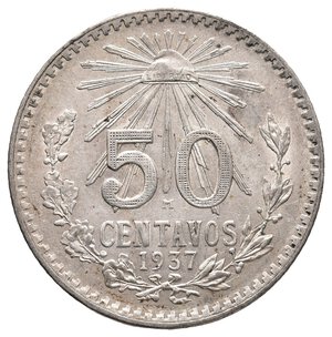 obverse: MESSICO - 50 Pesos argento 1937