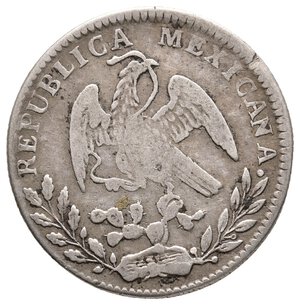 reverse: MESSICO - 2 Reales argento 1857