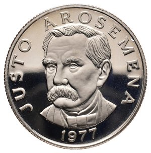 obverse: PANAMA - 25 Centesimos 1977 PROOF