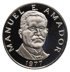 obverse: PANAMA - 10 Centesimos 1977 PROOF