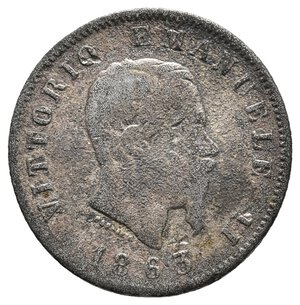 reverse: FALSO EPOCA - Vittorio Emanuele II - 1 Lira Stemma 1863 M