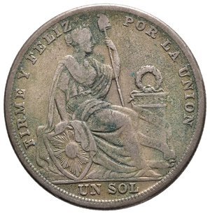 reverse: PERU - 1 Sol argento 1926