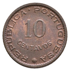 obverse: S.TOME  E PRINCIPE -10 Centavos 1952