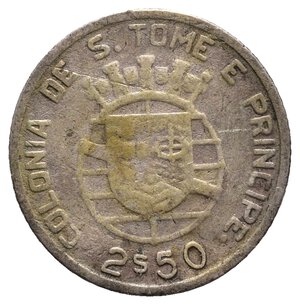 obverse: S.TOME  E PRINCIPE -2,5 Escudos argento 1939