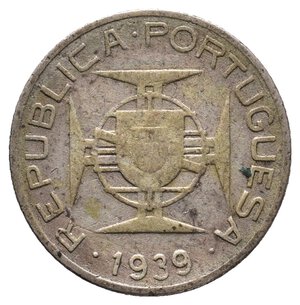 reverse: S.TOME  E PRINCIPE -2,5 Escudos argento 1939