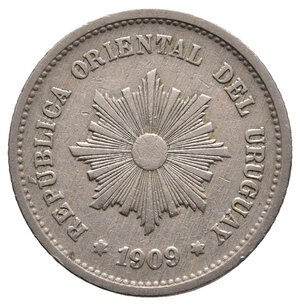 reverse: URUGUAY - 5 Centesimos 1909