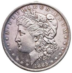 obverse: U.S.A. - Dollar Morgan argento 1885 O - Tracce pulizia QSPL