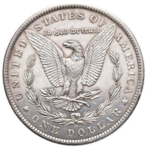 reverse: U.S.A. - Dollar Morgan argento 1885 O - Tracce pulizia QSPL