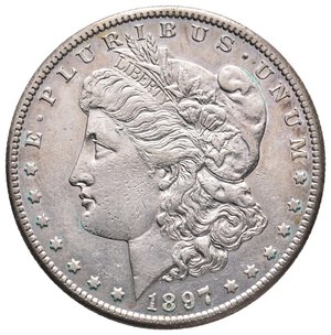 obverse: U.S.A. - Dollar Morgan argento 1897 S  Qfdc