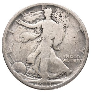 obverse: U.S.A. - Half Dollar Walking Liberty argento 1918 