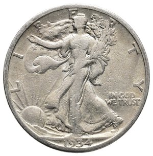 obverse: U.S.A. - Half Dollar Walking Liberty argento 1934