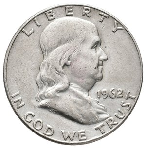 obverse: U.S.A. - Half Dollar Franklyn argento 1962 D