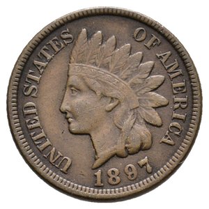 obverse: U.S.A. - 1 Cent Indiano 1897