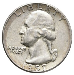 obverse: U.S.A. - Quarter Dollar Washington argento 1957