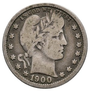 obverse: U.S.A. - Quarter Dollar Barber argento 1900