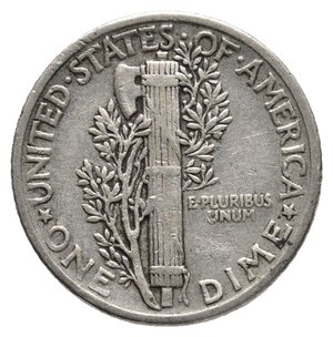 reverse: U.S.A. - Dime Mercury argento 1942