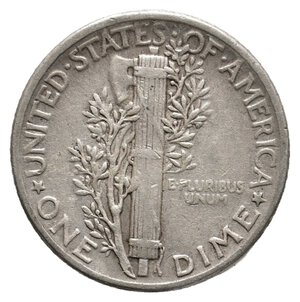 reverse: U.S.A. - Dime Mercury argento 1944