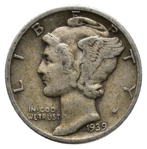 obverse: U.S.A. - Dime Mercury argento 1939