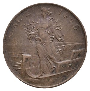 obverse: ERRORE - Vittorio Emanuele III - 2 Centesimi Prora 1915 - 4 Mani , Doppia Battitura RARA